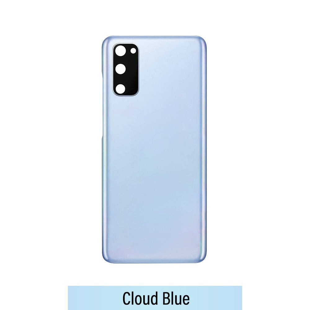 Red Rear Cover Glass For Samsung Galaxy S20 G980F-Cloud Blue Red Rear Cover Glass For Samsung Galaxy S20 G980F-Cloud Blue